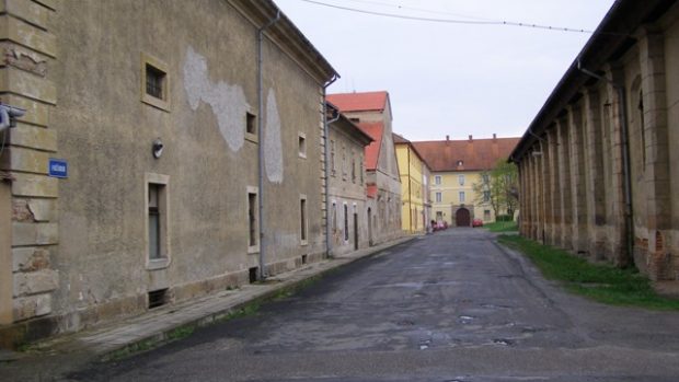 Terezín - ulice ghetta se sídlem Rady starších
