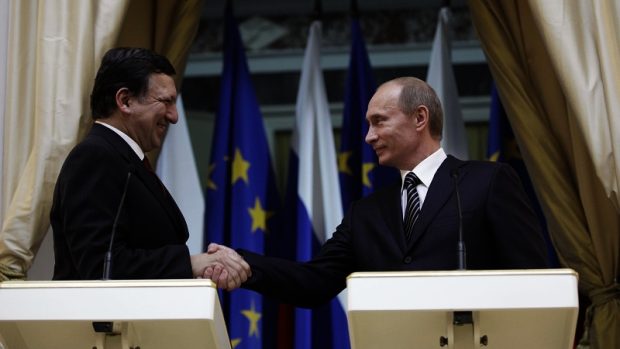 José Manuel Barroso a Vladimír Putin