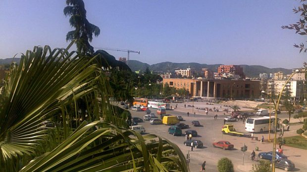 Tirana -Skanderbergovo náměstí
