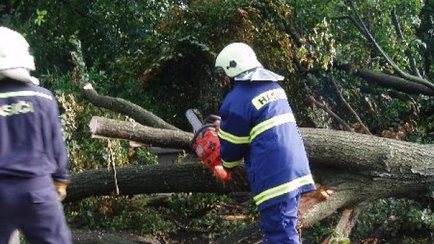 Následky vichřice na Mladoboleslavsku