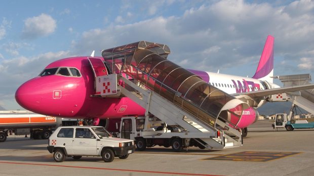 Letadlo společnosti Wizz Air