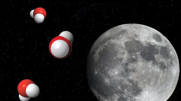 Na Měsíci byly nalezeny molekuly vody