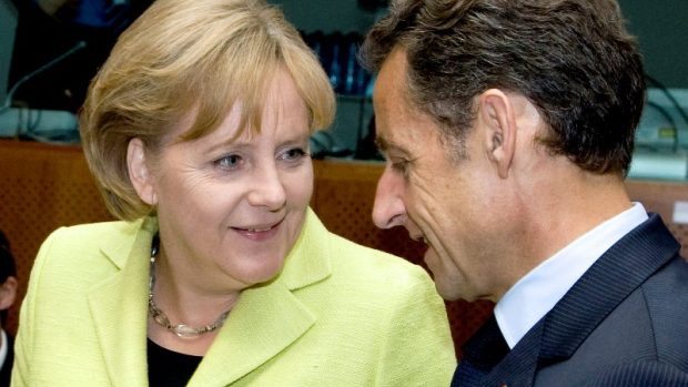 Angela Merkelová a Nicolas Sarkozy