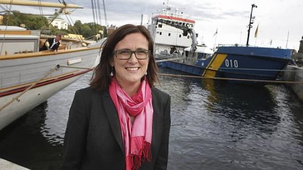 Švédská ministryně pro EU Cecilie Malmströmová