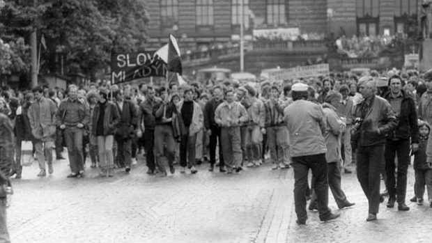 Listopad 1989 - Fotoarchiv Jirky Venclíka