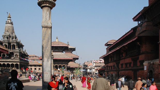 Chrámové náměstí v Káthmándú
