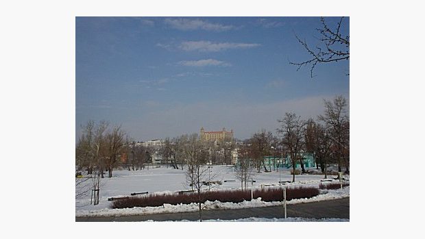 Bratislava v zimě