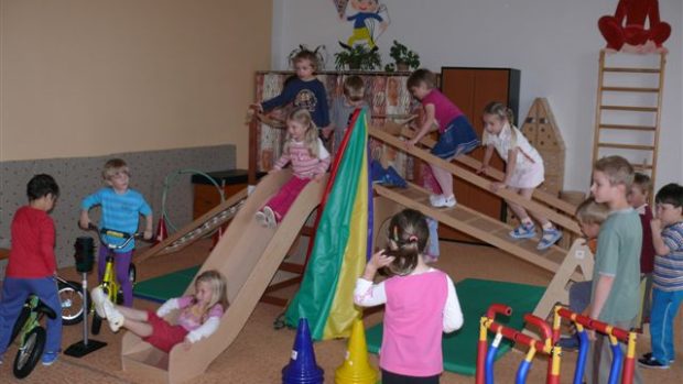 Děti v mateřské škole v Břasích