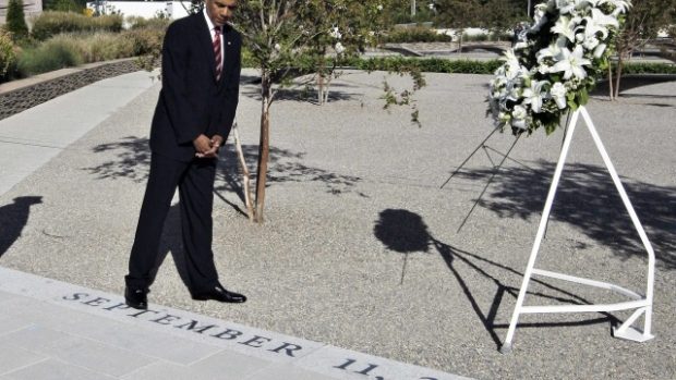 Barack Obama si připomněl výročí 11. září v Pentagonu