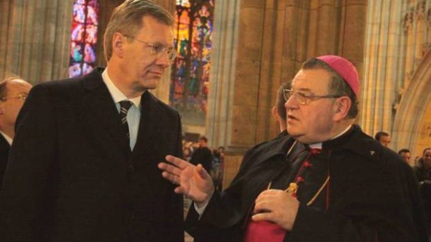 Německý prezident Christian Wulff se setkal s arcibiskupem Dukou