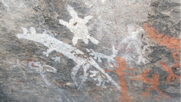 Jeskynní malby v australském národním parku Namadgi