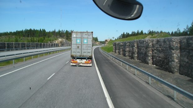 Na stopu ve Finsku - v kamionu