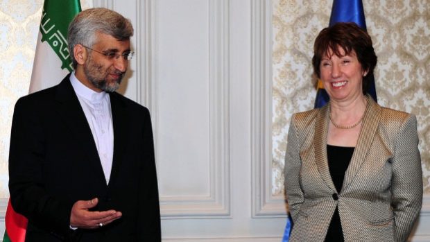 Saíd Džalílí a Catherine Ashtonová