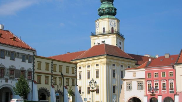 Kroměříž - pohled na Arcibiskupský zámek