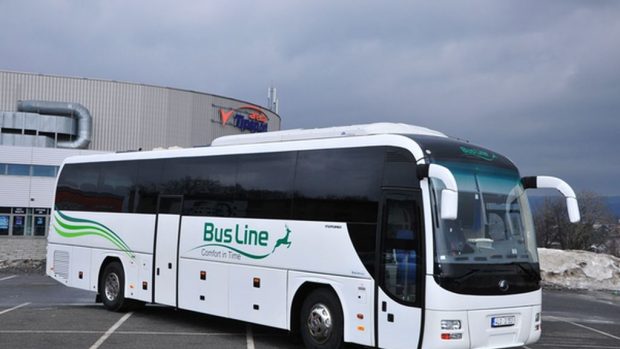 Autobus tovární značky Yutong - BusLine