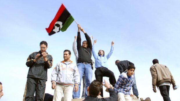 Libyjci povstali proti Kaddáfímu