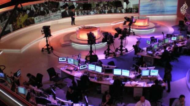 Newsroom televizní stanice Al Džazíra