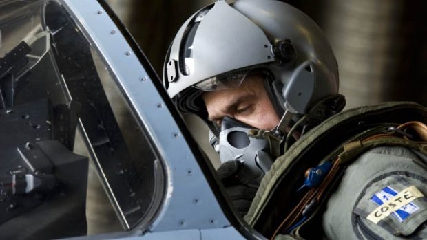 Pilot spojeneckého letounu zasahujícího v Libyi