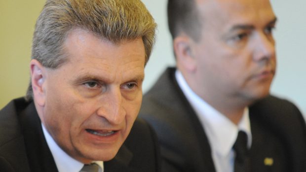 V Praze začíná Evropské jaderné fórum, Gunther Oettinger.