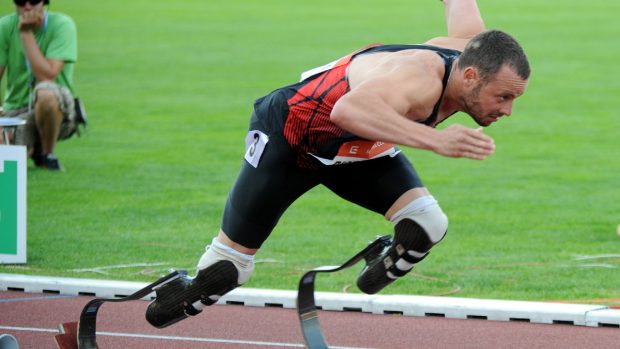 Oscar Pistorius na Zlaté tretře