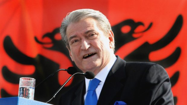 Albánský premiér Sali Berisha