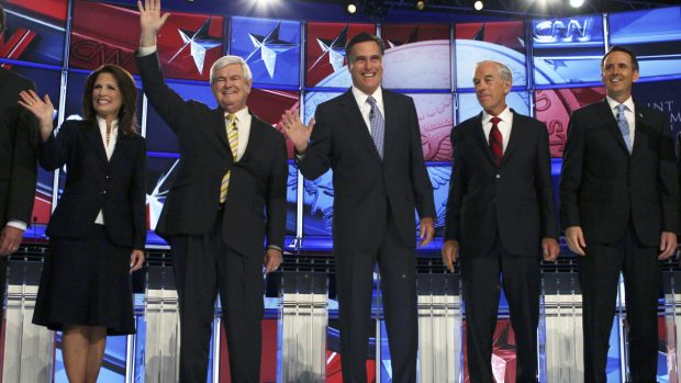 Američtí republikánští kandidáti na prezidenta se utkali v televizní debatě
