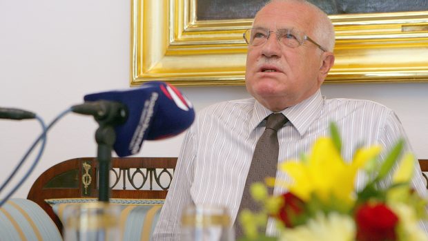 Prezident Václav Klaus zavzpomínal také na své dětství