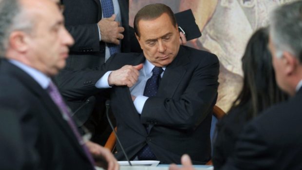 Italský premiér vlády Silvio Berlusconi