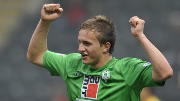 Jablonecký Jan Kopic slaví svůj první ligový gól