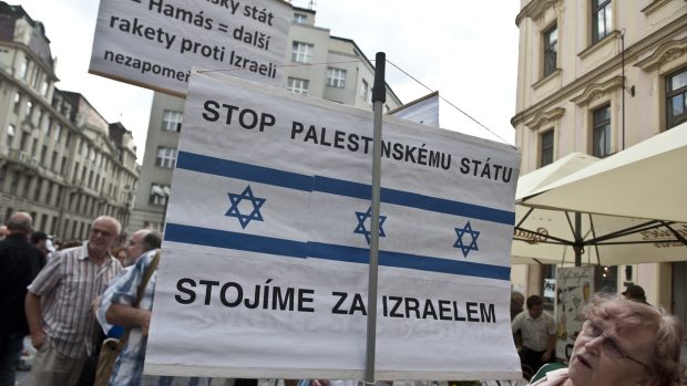 Demonstrace na podporu Izraele