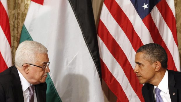 Prezident USA Barack Obama se v New Yorku sešel s palestinským prezidentem Mahmúdem Abbásem