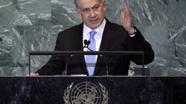 Izraelský premiér Benjamin Netanjahu v OSN