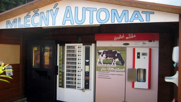 mléčný automat, mlékomat