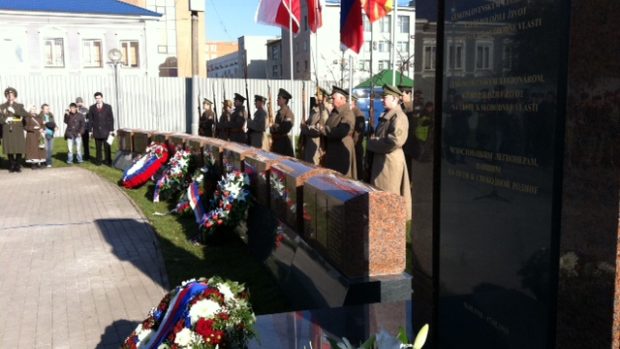 V ruském Čeljabinsku odhalili památník československým legionářům