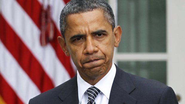Barack Obama vystoupil v Bílém domě s projevem ke smrti Muammara Kaddáfího