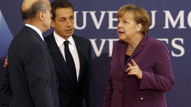 Nicolas Sarkozy, Angela Merkelová a Alain Juppé přijeli na summit do Cannes