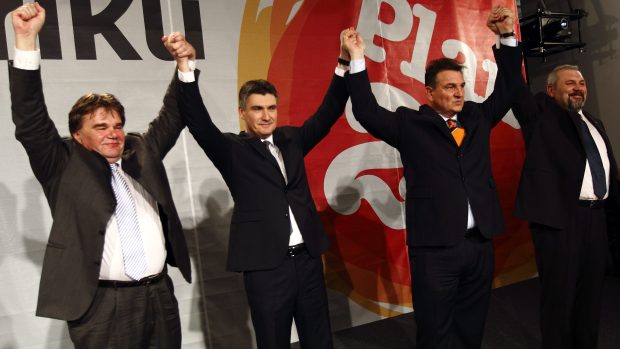 Zástupci koalice Kykyryký slaví v Chorvatsku volební vítězství