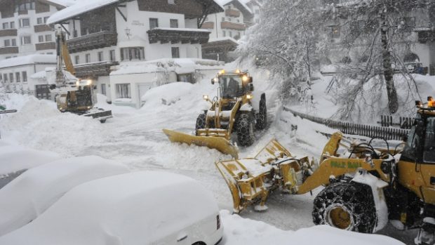 Rakousko je pod sněhem. Některé oblasti zůstaly odříznuté od světa