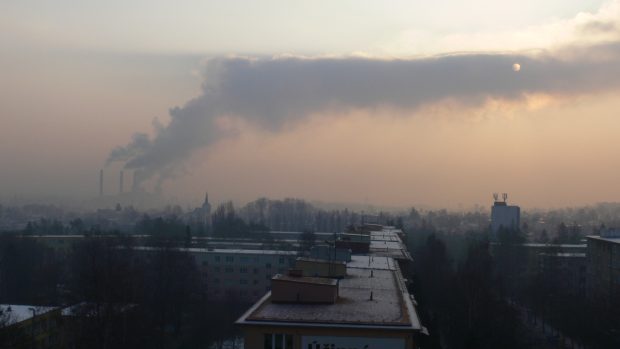 Ostravské ovzduší ráno 30. ledna 2012