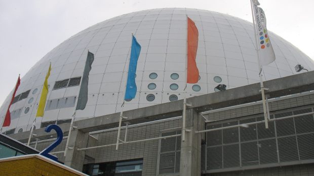 Hala Globen, dějiště Švédských hokejových her