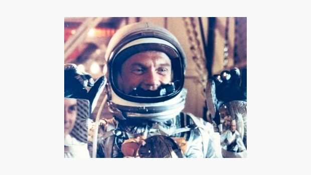 John Glenn před startem mise Mercury-Atlas 6