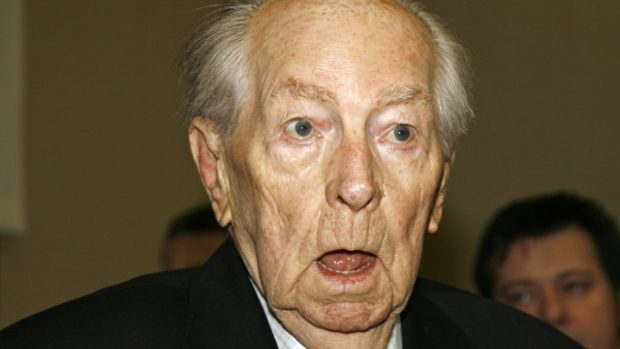Nacistický válečný zločinec Ladislav Nižňanský  (na archivním snímku z roku 2005)