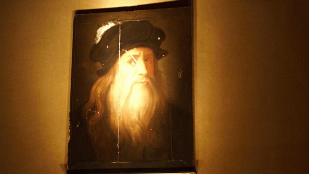 Údajný autoportrét Leonarda da Vinci
