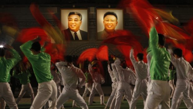 Severokorejské oslavy narození Kim Ir-sena