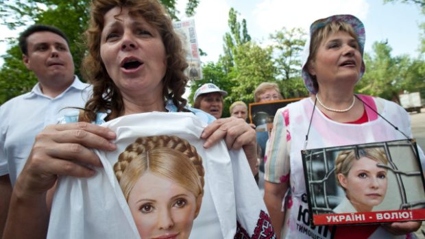 Ukrajinští příznivci Julije Tymošenkové vyšli do ulic