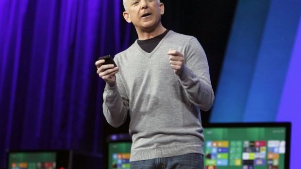 Prezident Microsoft Windows Steven Sinofsky představuje operační systém Windows 8