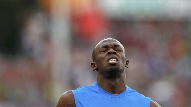 Usain Bolt se svým výkonem na Zlaté tretře spokojený rozhodně nebyl