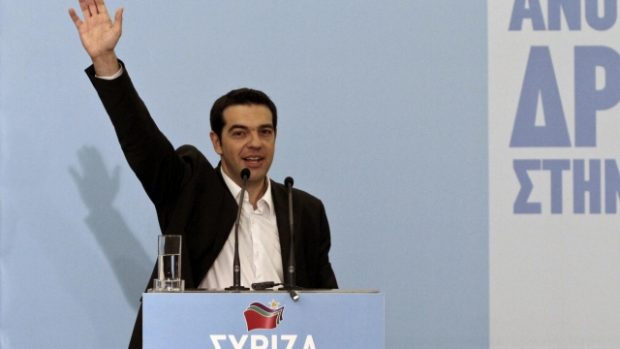 Šéf koalice radikální levice SYRIZA Alexis Tsipras představil ekonomický program