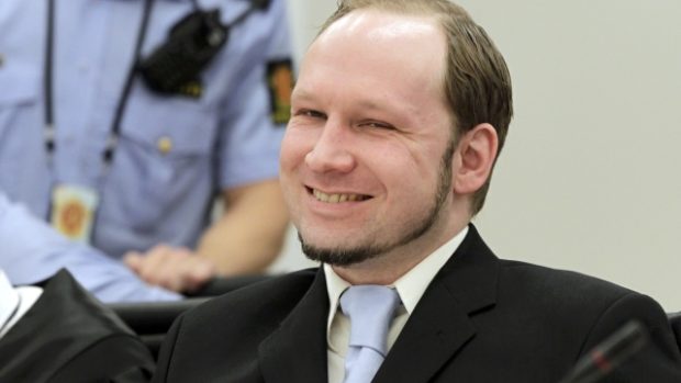 Anders Breivik v poslední den hlavního líčení soudu