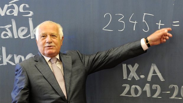 Prezident Václav Klaus zahájil nový školní rok v pražské základní škole Na Smetance